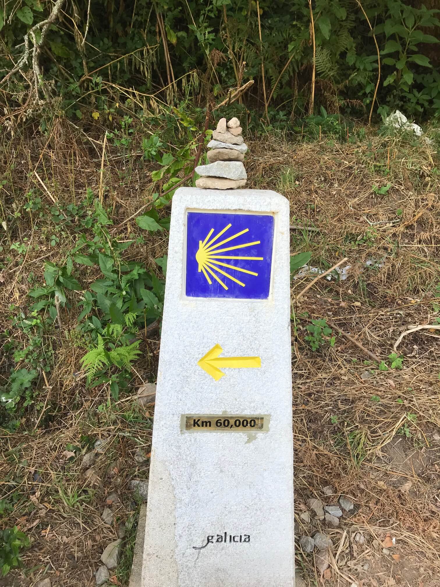 What I Learned from My 80-Mile Hike on the Camino de Santiago - markers